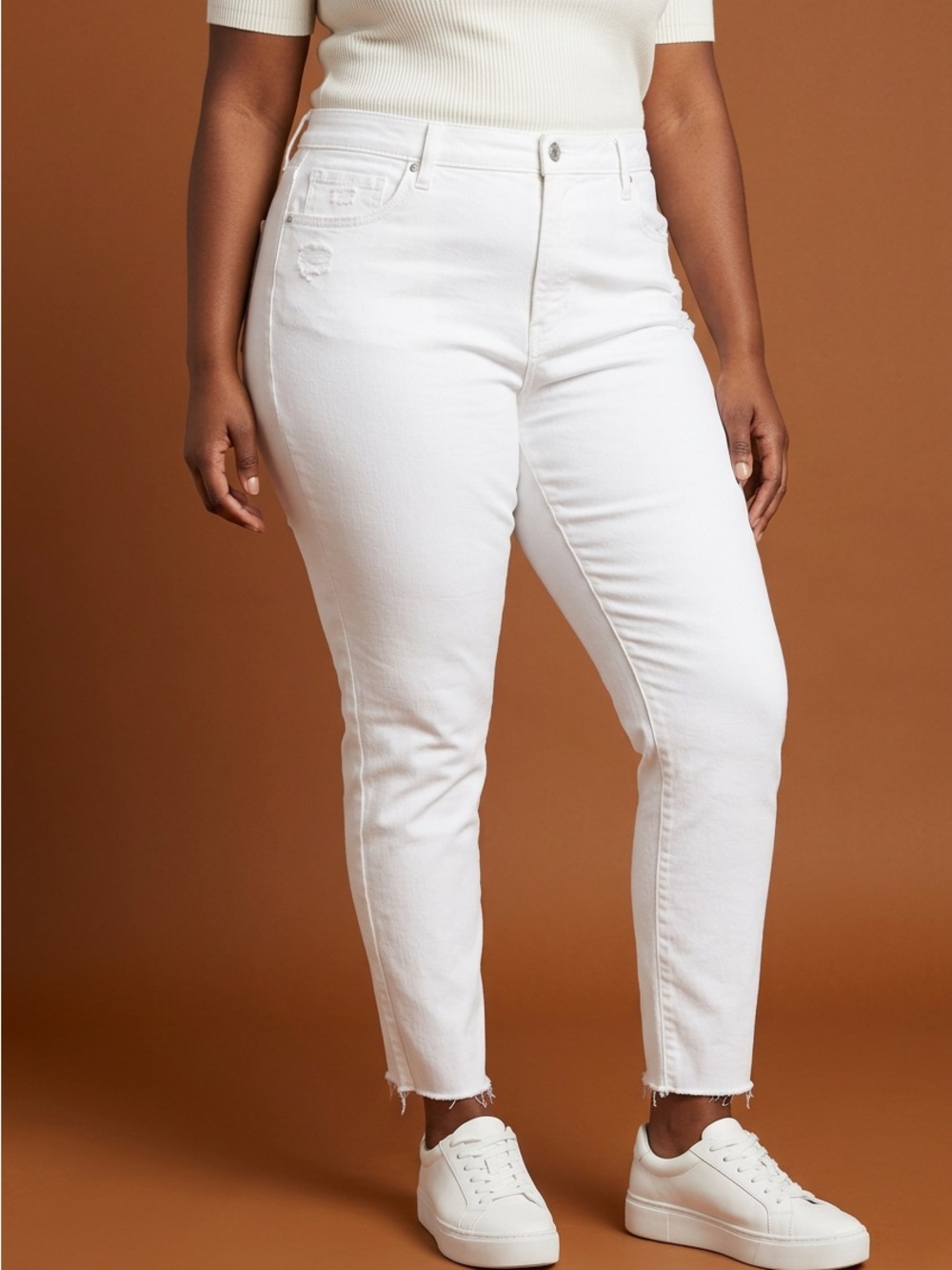 NWT🤩 |•GAP•| White True Skinny High Rise Stretch Jeans Size 32